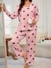 Women's Sleepwears Four Seasons T Shirts And Trousers Plus Size Plus Size Women's Pajamas Plus Size Home Clothes Suits_voghion.com