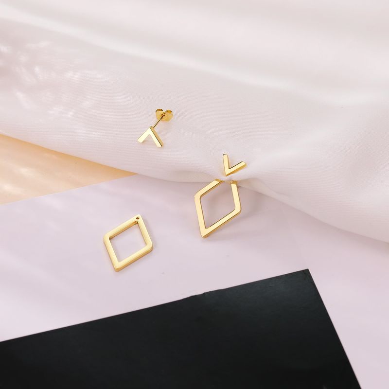Heißer Verkauf Reales Gold Messing Galvanik Einfache High-End Doppel Schicht Hohl Dia Mode Ohrringe_voghion.com