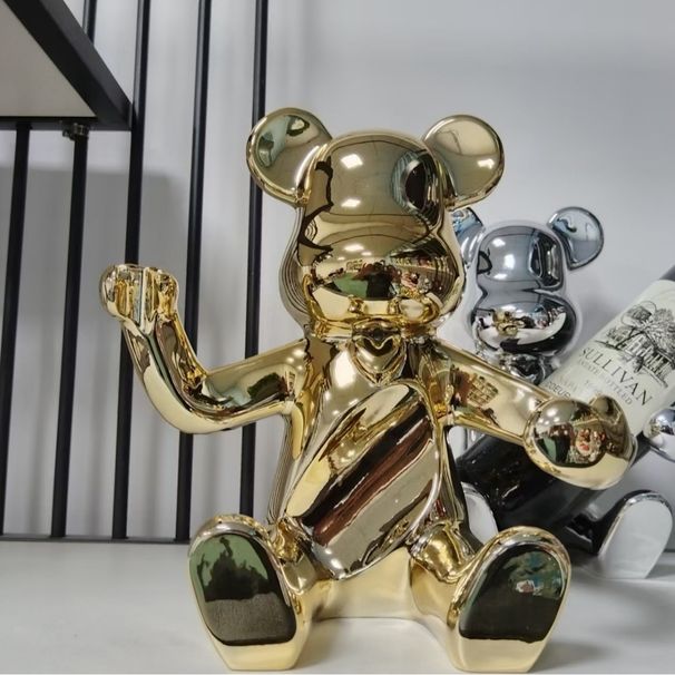 Neu Heißer-Verkauf Nette Bär Rot Rack Wein Dekoration Licht Luxus High-End Schrank Moderne Einfache Ornament_voghion.com