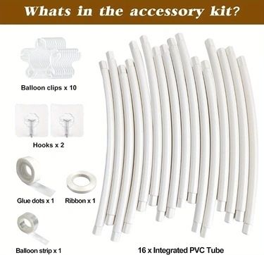 Apaļas balona loka atkārtoti lietojams apaļš balonu statīvs, kas piemērots kāzu dzimšanas dienas svētku fona dekorēšanai_voghion.com