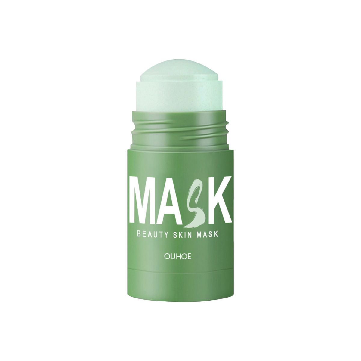 OUHOE Green Tea Stick Blackhead, Acne, Deep Cleansing, Firming And Pore Applying Facial Mask Mud_voghion.com
