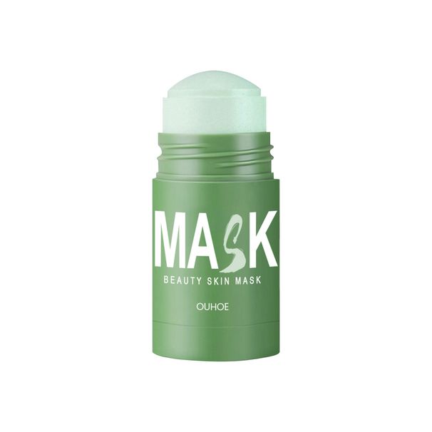 OUHOE Green Tea Stick Blackhead, Acne, Deep Cleansing, Firming And Pore Applying Facial Mask Mud_voghion.com