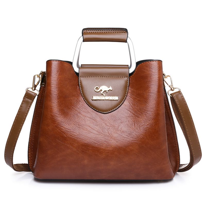 3 Layers Branded Tote Bag Oil Skin Leather  Handbags Purses Women Bags Designer Ladies Shoulder Crossbody Bag for Female_voghion.com