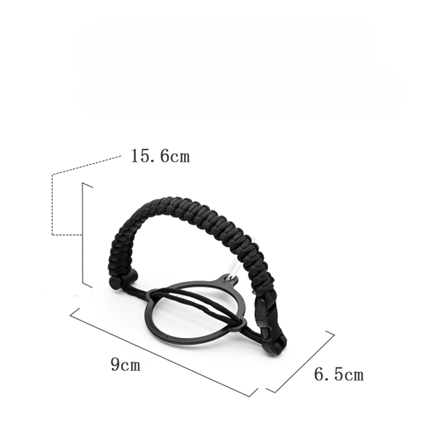 Outdoor-Wanderbedarf Multifunktionaler Regenschirm Seil Geflochten Radfahren Camping Tragbarer Wasserkocher Griff_voghion.com