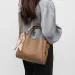 Simple Solid Color Womens Vegetable Bucket Retro Y Handbag Silk Scarf Horizontal Bag 240826_voghion.com