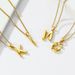 Collana con ciondolo a forma di lettera dell'alfabeto con iniziale J in oro Laatikui per donne e ragazze, ciondolo con nome personalizzato_voghion.com