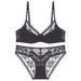 Intimo da donna, reggiseno con anello in acciaio morbido, piccolo e grande, set di reggiseno in pizzo con coppa sottile per donna_voghion.com