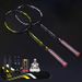 Badminton Racket Set Of Two Carbon Fiber Material For Adults And Children_voghion.com