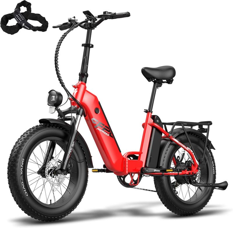 Fafrees FF20 Polar Fatbike E herre 20 tommer 48 V 10,4 Ah x 2 batterier opptil 160 km [offisiell ] sammenleggbar dame_voghion.com