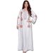 Frauen kleidung Nahen Osten robe bestickt bestickt abaya kleid langen rock Dubai_voghion.com