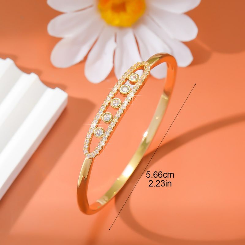 Exquisites, super funkelndes, mit Zirkonia eingelegtes offenes Armband, Teufelsauge-Armband für Damen_voghion.com