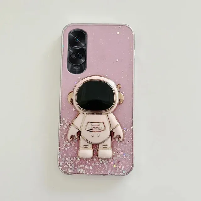 For Huawei Y8P Y9 Prime 2019 Y7P P40 Lite P30 Pro P20 Y6P Y7A Y9S Nova 12 11 Astronaut Fold Stand Transparent Cover_voghion.com