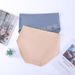 2025d Plus Size Mid-Waist Tummy Control Milk Silk Women's Briefs Solid Color Breathable Crotch Skin-Friendly Comfortable_voghion.com