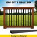 And Iron Railing For Screws Deck Baluster 44x0.5 Balusters Metal Staircase Composite Deck Deck 16 Spindles Deck Pack With Wood_voghion.com