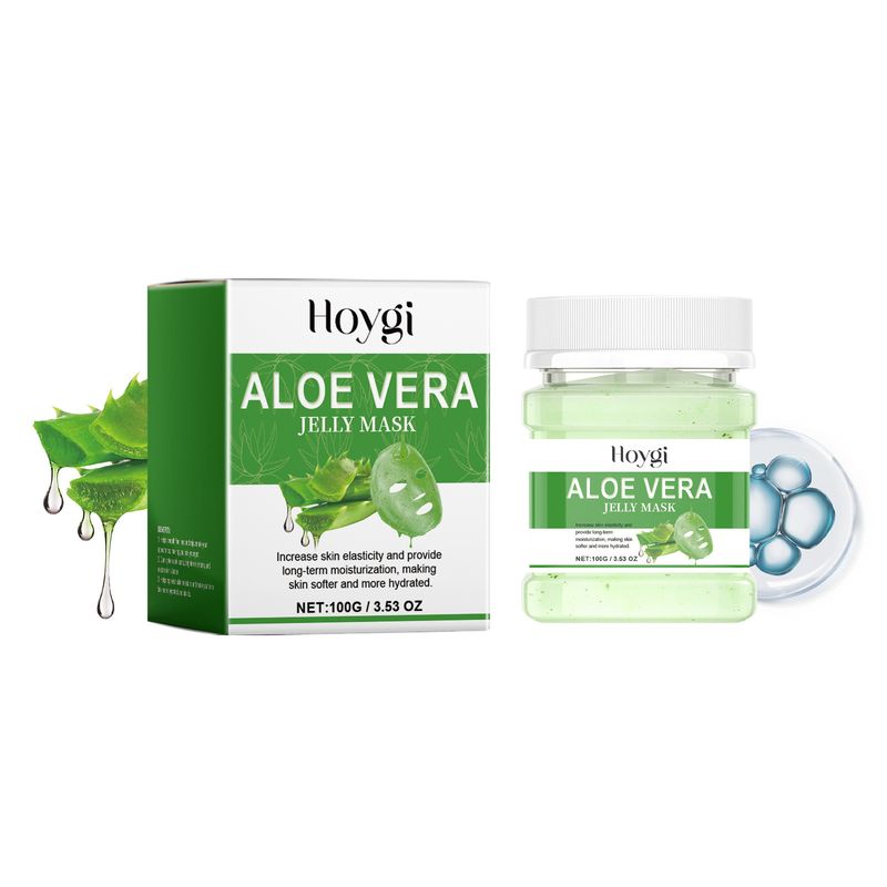 Aloe Vera Moisturizing Mask Powder, Hydrating Cleansing Self-adjusting Mask Brightening Skin Moisturizing Mask_voghion.com