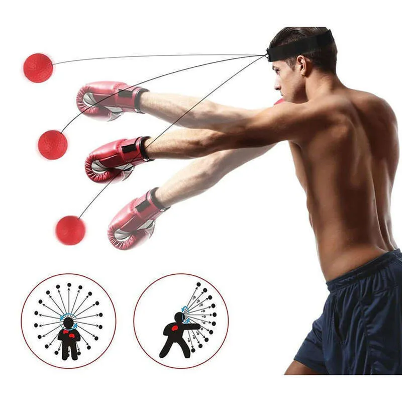 Uz galvas piestiprināta boksa refleksa bērnu cīņas dekompresijas burvju ātruma bumba, pieaugušo spēju apmācība, fitnesa un_voghion.com