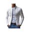 "Chaqueta informal de negocios para hombre con cuello alto - Blazer ligero de corte ajustado para otoño e invierno (tallas S-XXXL, blanco)"_voghion.com
