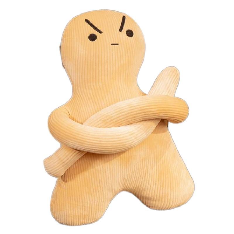 Mini Cute People Cartoon Plush Pillow Doll For Girls Comfortable And Soft_voghion.com