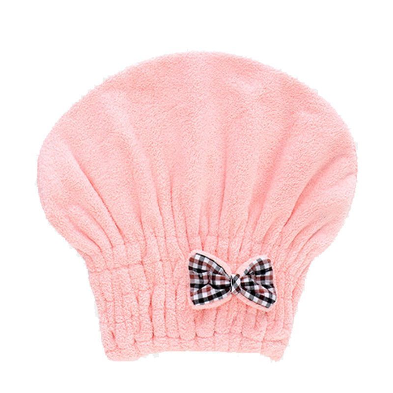 Bolianya Extra Quick-Dry Cap, Strong Absorption, Head-Worn Style For Adults And Children, Super Thick Bowknot Hair_voghion.com