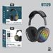 Cuffie wireless BT129 Bluetooth 5.0 con microfono e bassi luminosi per musica mobile_voghion.com