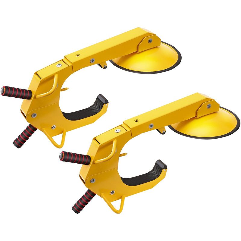 VEVOR Wheel Lock Clamp, 2-Pack Trailer Wheel Lock, Heavy-Duty Anti Theft Tire Lock, Trailer Wheel Locks For RV Trailers, Cars, Trucks, SUVs_voghion.com