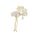 New Ginkgo Biloba Imitation Pearl Brooch Pin Brooch Suit Coat Versatile Trendy_voghion.com
