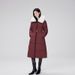 Longline Belted Puffer Coat With Detachable Faux Fur Trim – Winter Trench-Style Quilted Jacket (4 Office-to-Event Colors)_voghion.com