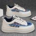 Herbst Herren Neue Atmungsaktive Canvas Herren Koreanischer Stil Trendy Vielseitige Weiße Schuhe Dicke Sohle Sport Casual Sneakers_voghion.com