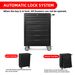 7-Drawer Rolling Tool Chest Cabinet, Large Capacity Metal Tool Box With Wheels And Cylinder Locking, Roll Around Storage Organizer Tool Cart For Garage, Warehouse, Work Shop - Black_voghion.com