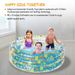 Swimming 59x21in 3 Up Pool Inflatable Foldable Family Swim Blow Pool Pool For Ball Center_voghion.com