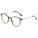 Metal anti-blue glasses retro flat lens women's makeup frame_voghion.com