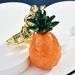 Verkoop van veelkleurige ananas fruittas kersen sleutelhanger handtas hanger accessoires_voghion.com