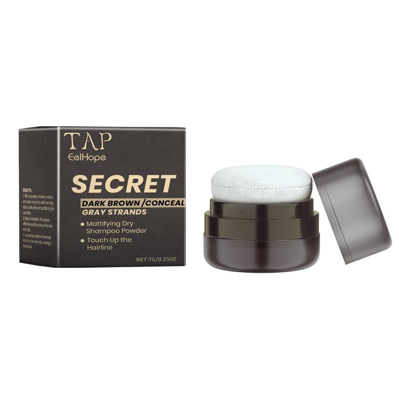 Dry cleaning hair fluffy powder, lazy fluffy bangs refreshing leave-in dry hair powder_voghion.com