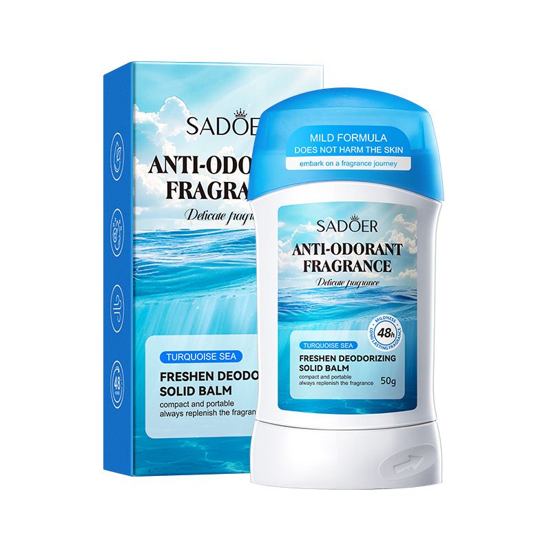 Solid Balm SADOER Fresh Solid Balm 50g Summer Sweating Underarm Refreshing_voghion.com