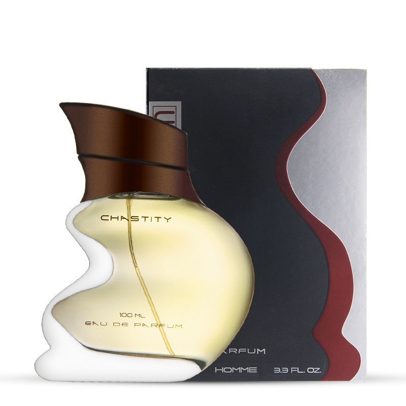 New Perfume Brand Dubai Simple Men's Perfume Creative Shaped Bottle Temptation Durable Sandalwood Wood Fragrance 100ml_voghion.com