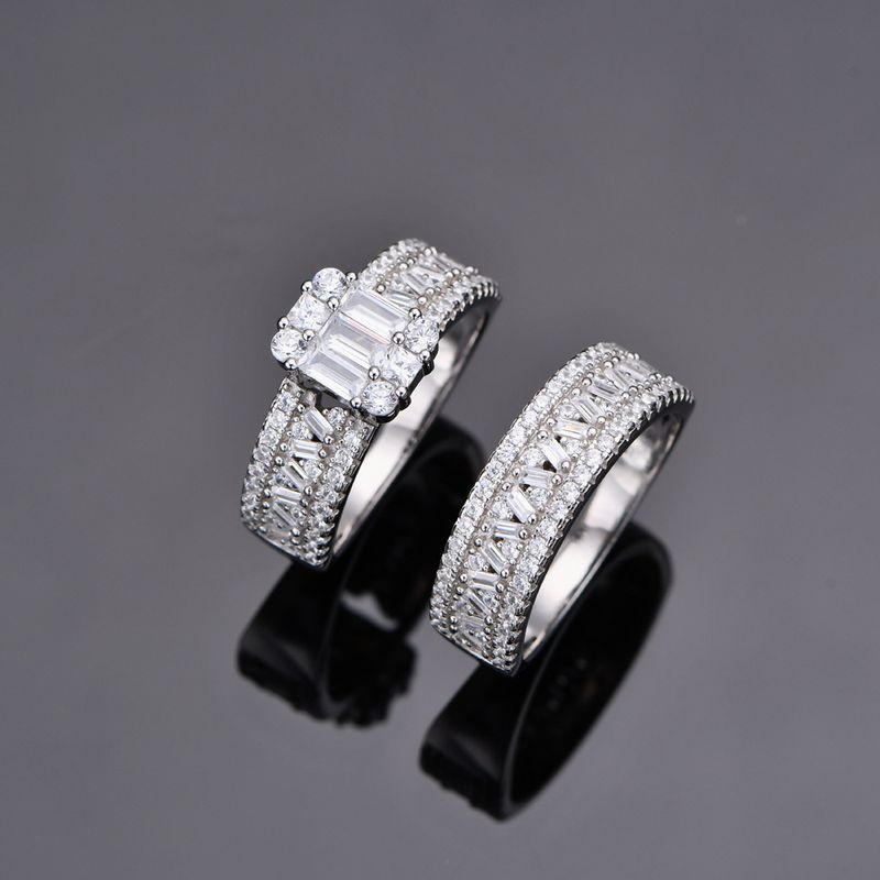 Anello in argento con zirconi cubici intarsiati Zhenchengda, stile Niche Ins, per donna, resistente allo sbiadimento_voghion.com