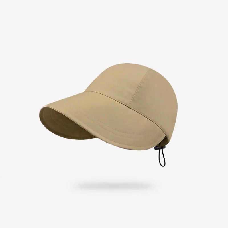 Hot Sale Fisherman Cap Hat Portable Foldable Wide Brim Sun Protection Hats Summer Quick-drying Visors Adjustable Drawstring Caps_voghion.com