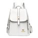 Women's 2025 New Korean Version Versatile Soft Leather Bag Simple Large Capacity Travel Ladies Backpack_voghion.com