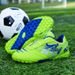 New Children's Soccer Mesh Rotating Buckle Spike Training Shoes For Primary Secondary School Boys And Girls_voghion.com