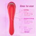 Insertion Masturbator External Vaginal Stimulation Sucking Tongue Licking Vibrating Adult Toy Female Vibrator_voghion.com