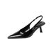 Mt-2 Einfache High Heels Dünne Ferse Neue Französisch Stil Elegante Spitz Flachen Mund Backless Einzelne Schuhe Frauen_voghion.com
