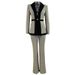Quality 2025 Hot-Selling Celebrity Style Sequin Small Plaid Color Block Suit Long Pants Two-Piece Set_voghion.com