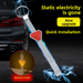 Electricity Strip Hanging Car Triangle Warning Reflective Metal Grounding Chain Static Eliminator_voghion.com