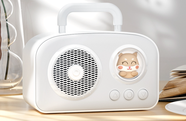 Neuer kabelloser Bluetooth-Mini-Lautsprecher im kleinen, eleganten Design mit guter Klangqualität – das perfekte Geschenk für draußen! Cartoon-Retro-Mini-Lautsprecher_voghion.com