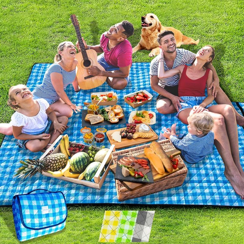 Blanket, X 203.2cm Washable Waterproof Foldable Extra Large Small Picnic Mat Suitable For Spring Summer Blanket Beach,_voghion.com