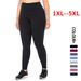 högmidjade naken yogabyxor i plusstorlek 1XL-5XL tätsittande ytterkläder elastiska fitness yoga leggings i stor storlek_voghion.com
