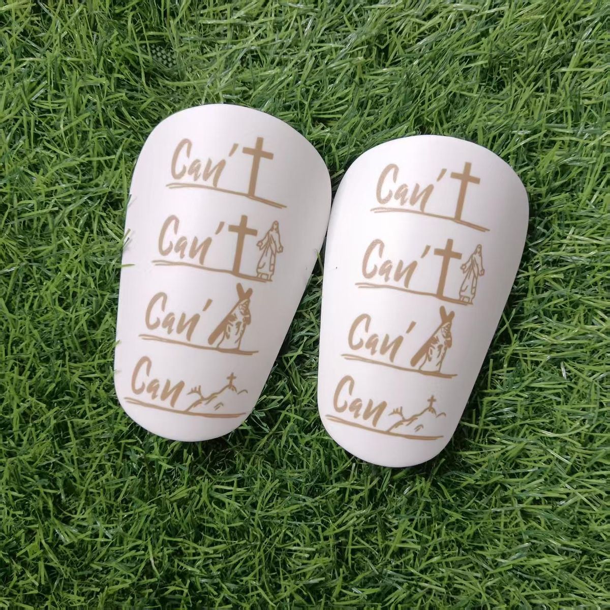 Mini Shin Guards For Football & Sports - Lightweight Protective Pads For Kids & Adults (S/M/L) - Durable Plastic Shell With Breathable Straps_voghion.com