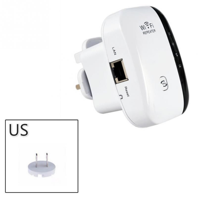 Xinweiqing EUA/UE/UK Plugue 300 Mbps WiFi Repetidor Extensor de Sinal Sem Fio Amplificador Intensificador_voghion.com