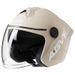 3C Certified 3/4 Motorcycle Helmet With Dual Visor - Lightweight ABS Electric Scooter Half Helmet For Men & Women - Commuter Retro Open Face Helmet_voghion.com