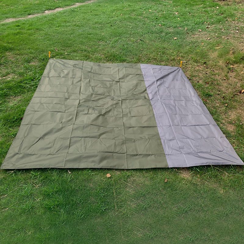 Outdoor Camping Waterproof Beach Mat Portable Foldable Polyester Pocket Picnic Mat Moisture Proof Mat_voghion.com